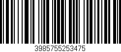 Código de barras (EAN, GTIN, SKU, ISBN): '3985755253475'