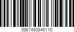 Código de barras (EAN, GTIN, SKU, ISBN): '3987480946110'