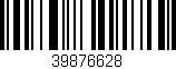 Código de barras (EAN, GTIN, SKU, ISBN): '39876628'