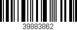 Código de barras (EAN, GTIN, SKU, ISBN): '39883862'