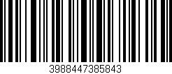 Código de barras (EAN, GTIN, SKU, ISBN): '3988447385843'