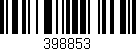 Código de barras (EAN, GTIN, SKU, ISBN): '398853'