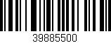 Código de barras (EAN, GTIN, SKU, ISBN): '39885500'
