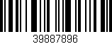 Código de barras (EAN, GTIN, SKU, ISBN): '39887896'