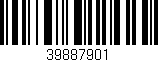 Código de barras (EAN, GTIN, SKU, ISBN): '39887901'