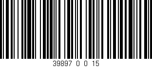 Código de barras (EAN, GTIN, SKU, ISBN): '39897_0_0_15'