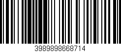 Código de barras (EAN, GTIN, SKU, ISBN): '3989898668714'