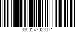 Código de barras (EAN, GTIN, SKU, ISBN): '3990247923071'