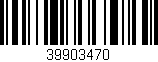 Código de barras (EAN, GTIN, SKU, ISBN): '39903470'