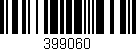 Código de barras (EAN, GTIN, SKU, ISBN): '399060'