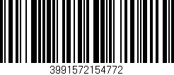 Código de barras (EAN, GTIN, SKU, ISBN): '3991572154772'