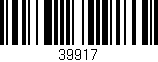 Código de barras (EAN, GTIN, SKU, ISBN): '39917'
