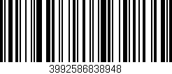 Código de barras (EAN, GTIN, SKU, ISBN): '3992586838948'