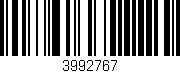 Código de barras (EAN, GTIN, SKU, ISBN): '3992767'