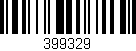 Código de barras (EAN, GTIN, SKU, ISBN): '399329'