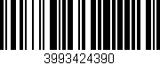 Código de barras (EAN, GTIN, SKU, ISBN): '3993424390'