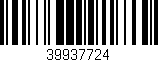 Código de barras (EAN, GTIN, SKU, ISBN): '39937724'