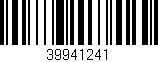 Código de barras (EAN, GTIN, SKU, ISBN): '39941241'
