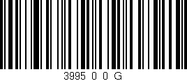 Código de barras (EAN, GTIN, SKU, ISBN): '3995_0_0_G'