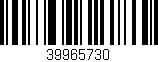 Código de barras (EAN, GTIN, SKU, ISBN): '39965730'
