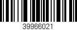 Código de barras (EAN, GTIN, SKU, ISBN): '39966021'