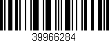 Código de barras (EAN, GTIN, SKU, ISBN): '39966284'