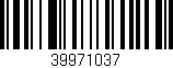 Código de barras (EAN, GTIN, SKU, ISBN): '39971037'