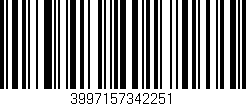 Código de barras (EAN, GTIN, SKU, ISBN): '3997157342251'