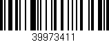 Código de barras (EAN, GTIN, SKU, ISBN): '39973411'