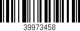 Código de barras (EAN, GTIN, SKU, ISBN): '39973458'