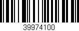 Código de barras (EAN, GTIN, SKU, ISBN): '39974100'
