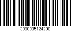 Código de barras (EAN, GTIN, SKU, ISBN): '3998305124200'
