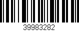 Código de barras (EAN, GTIN, SKU, ISBN): '39983282'