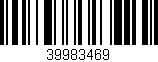 Código de barras (EAN, GTIN, SKU, ISBN): '39983469'
