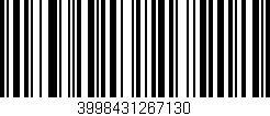 Código de barras (EAN, GTIN, SKU, ISBN): '3998431267130'