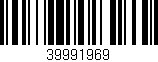 Código de barras (EAN, GTIN, SKU, ISBN): '39991969'