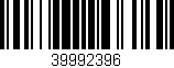 Código de barras (EAN, GTIN, SKU, ISBN): '39992396'