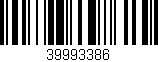 Código de barras (EAN, GTIN, SKU, ISBN): '39993386'