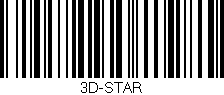Código de barras (EAN, GTIN, SKU, ISBN): '3D-STAR'