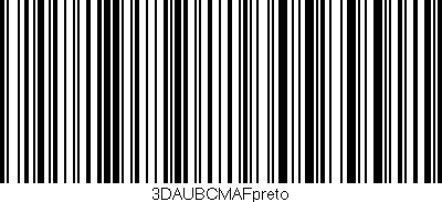 Código de barras (EAN, GTIN, SKU, ISBN): '3DAUBCMAFpreto'