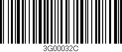 Código de barras (EAN, GTIN, SKU, ISBN): '3G00032C'