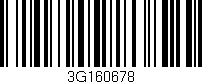 Código de barras (EAN, GTIN, SKU, ISBN): '3G160678'
