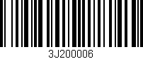Código de barras (EAN, GTIN, SKU, ISBN): '3J200006'