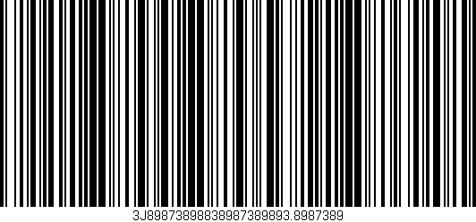 Código de barras (EAN, GTIN, SKU, ISBN): '3J89873898838987389893.8987389'