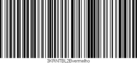 Código de barras (EAN, GTIN, SKU, ISBN): '3KRNTBL2Bvermelho'