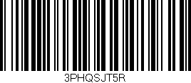 Código de barras (EAN, GTIN, SKU, ISBN): '3PHQSJT5R'