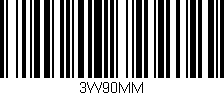 Código de barras (EAN, GTIN, SKU, ISBN): '3W90MM'