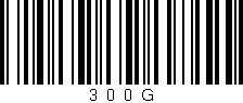 Código de barras (EAN, GTIN, SKU, ISBN): '3_0_0_G'