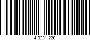 Código de barras (EAN, GTIN, SKU, ISBN): '4-3201-220'