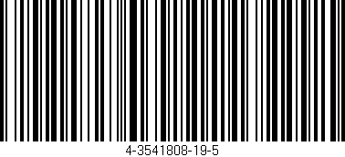 Código de barras (EAN, GTIN, SKU, ISBN): '4-3541808-19-5'